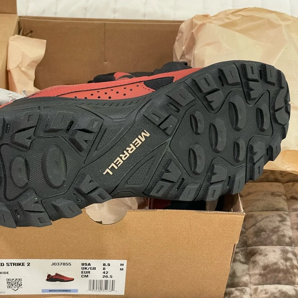 Merrell Speed Strike 2 Men’s Trail Sneakers Red Oxide Size 8.5 NWT - Picture 4 of 4
